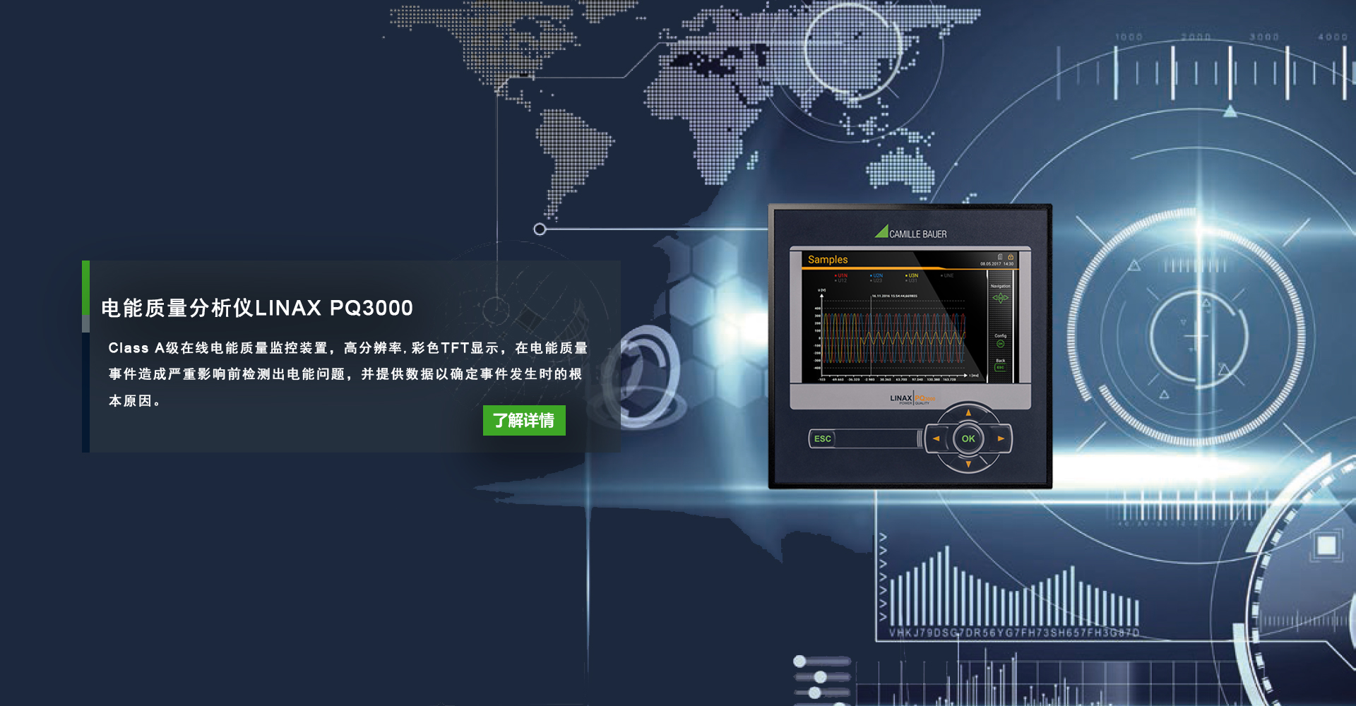 在線電能質(zhì)量監(jiān)控裝置PQ3000